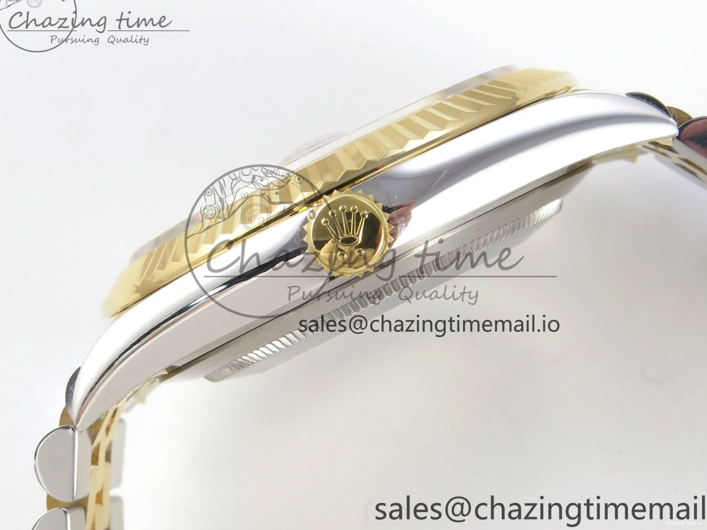 1227 DateJust 41 126333 SS YG ARF 1:1 Best Edition YG Stick Dial on Jubilee Bracelet SH3235 (Weighted) Effortless 216